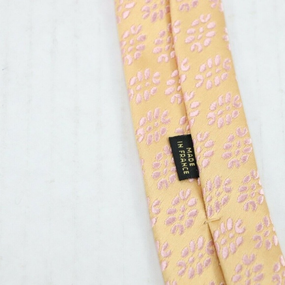 New Charvet Place Vendome Silk Floral Neck Tie - Picture 5 of 6